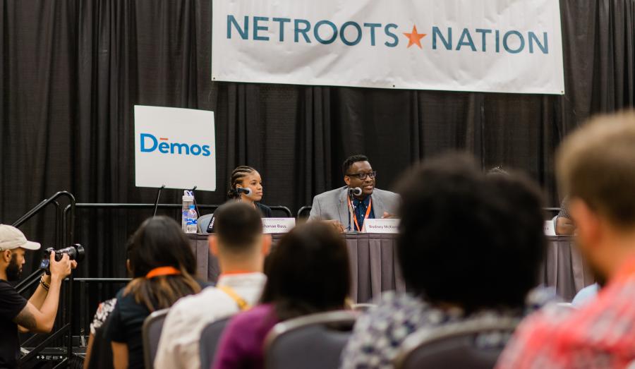 Shanae Bass and Rodney McKenzie, Jr at Netroots Keep That Same Energy